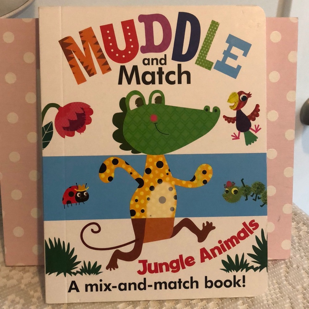 Muddle and Match Jungle Animals Book